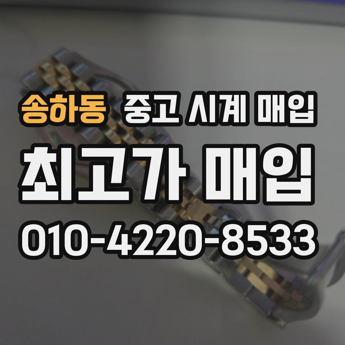 송하동 중고 시계 매입 제니스 다이버 워치 시세 포인트 정리