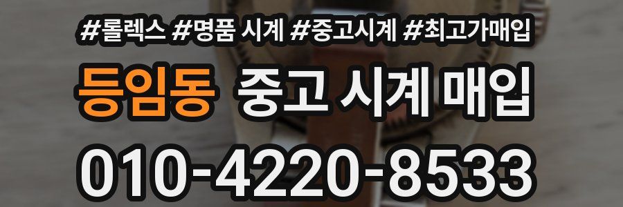 등임동 중고 시계 매입