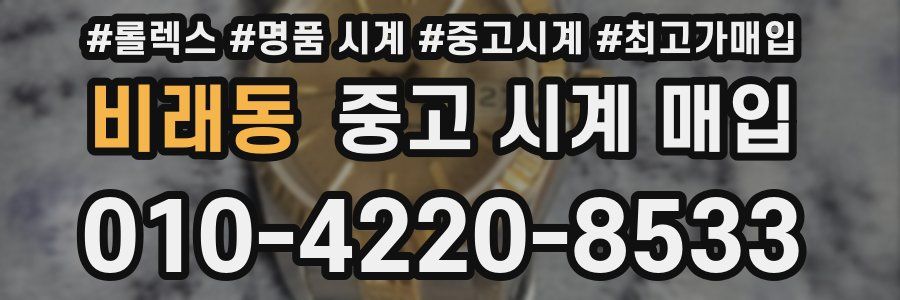 비래동 중고 시계 매입