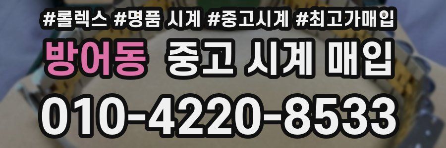 방어동 중고 시계 매입