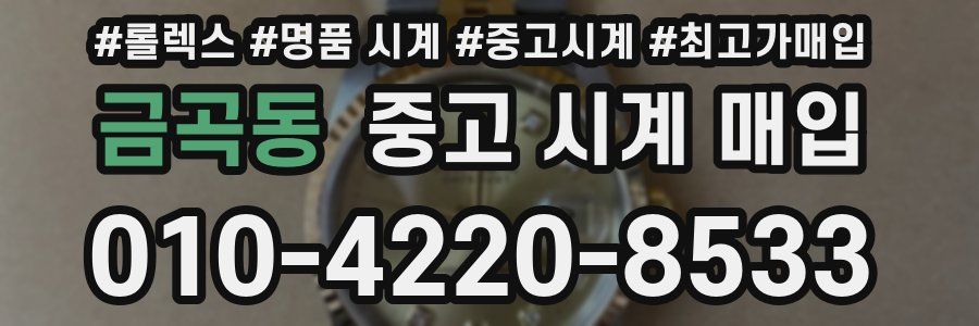 금곡동 중고 시계 매입