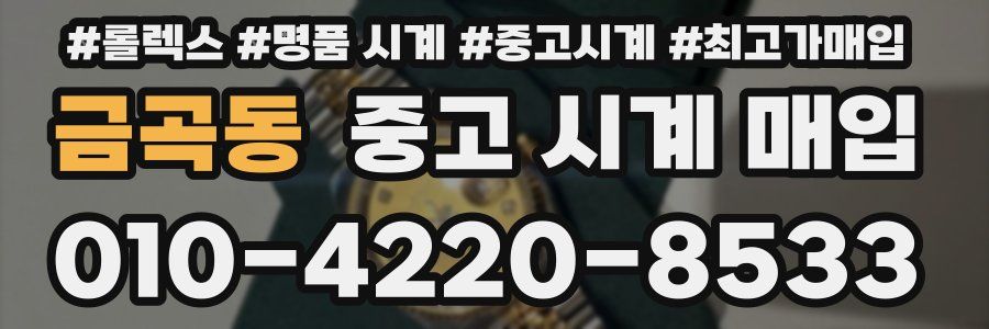 금곡동 중고 시계 매입