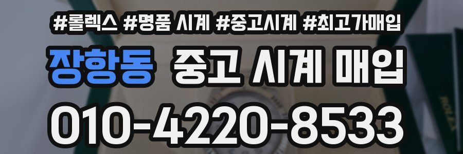 장항동 중고 시계 매입
