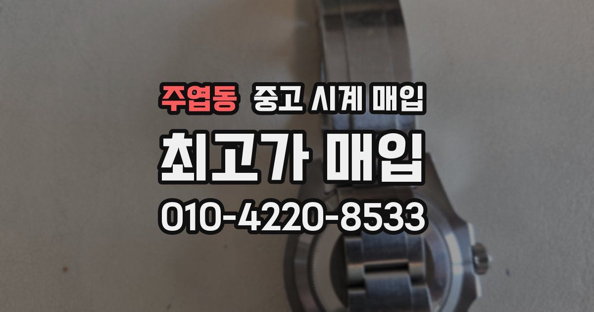 주엽동 중고 시계 매입