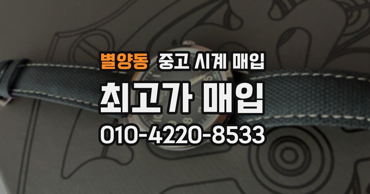 별양동 중고 시계 매입