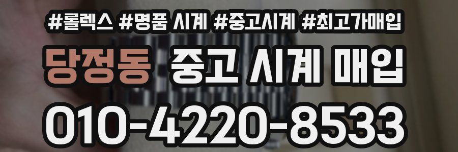 당정동 중고 시계 매입