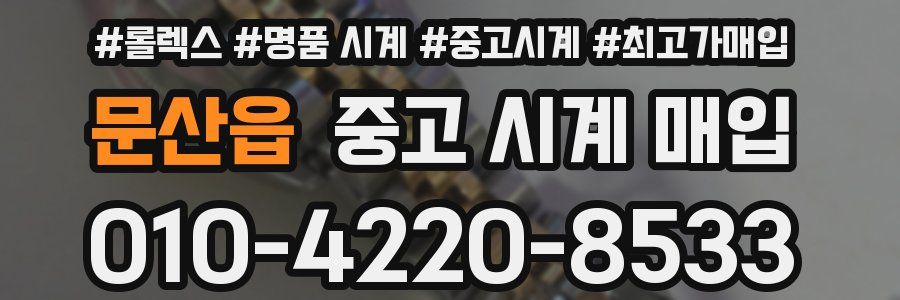 문산읍 중고 시계 매입