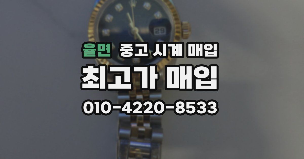 율면 중고 시계 매입