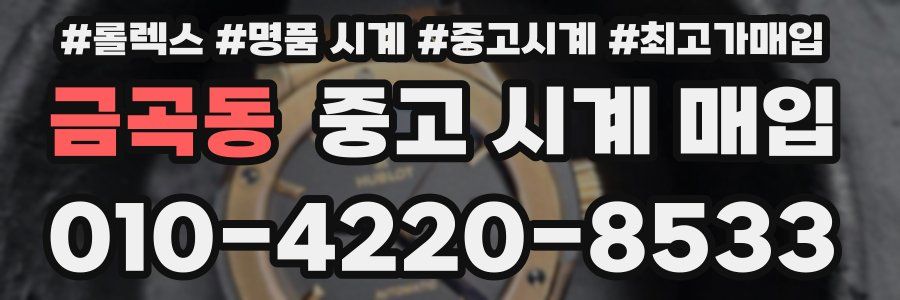 금곡동 중고 시계 매입