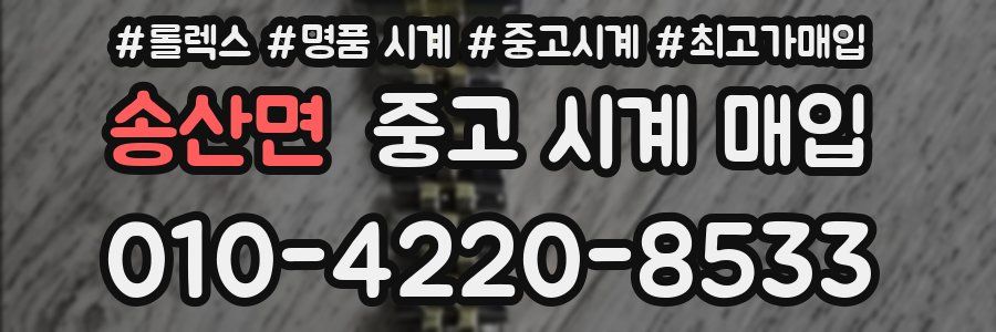 송산면 중고 시계 매입