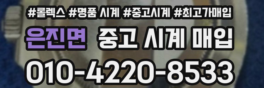 은진면 중고 시계 매입