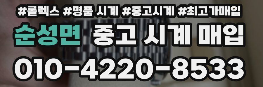 순성면 중고 시계 매입