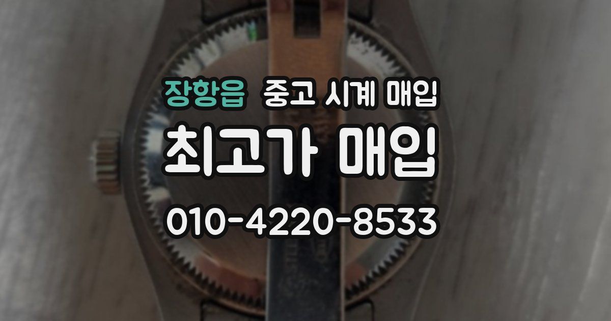 장항읍 중고 시계 매입