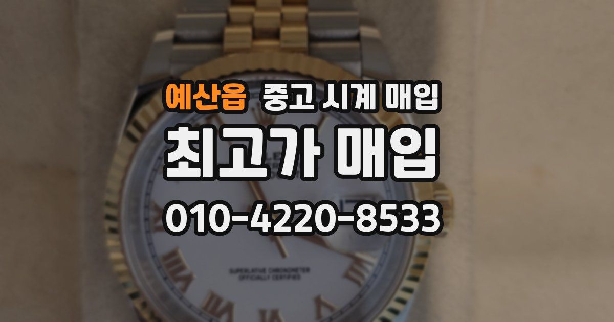 예산읍 중고 시계 매입