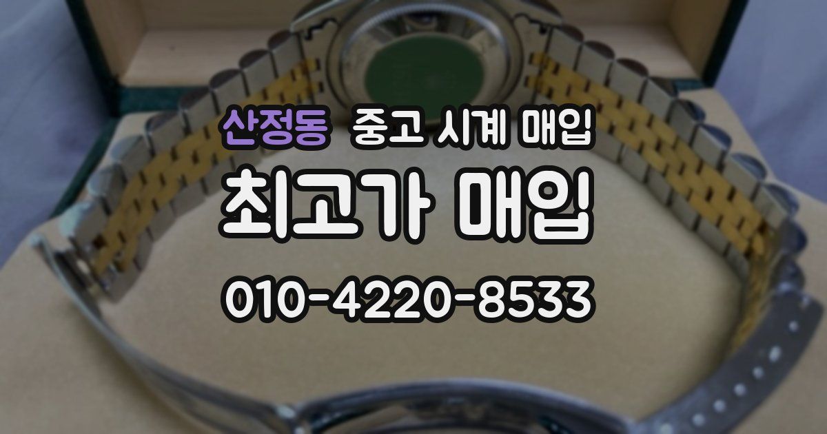 산정동 중고 시계 매입