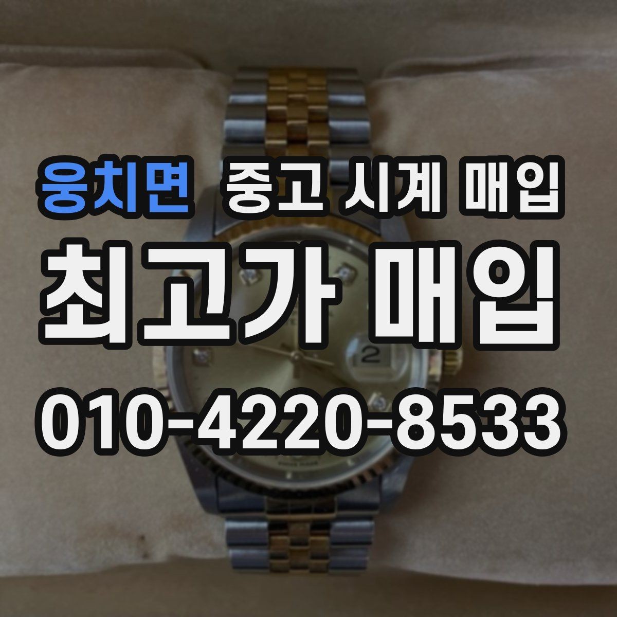 웅치면 중고 시계 매입 단종 모델이 유리한 경우 정리