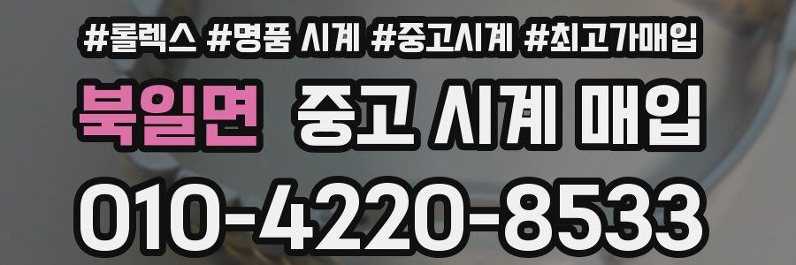 북일면 중고 시계 매입