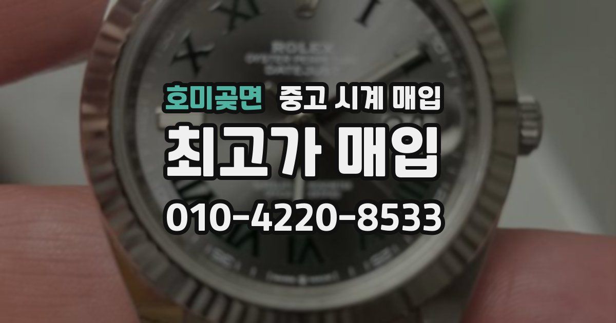 호미곶면 중고 시계 매입