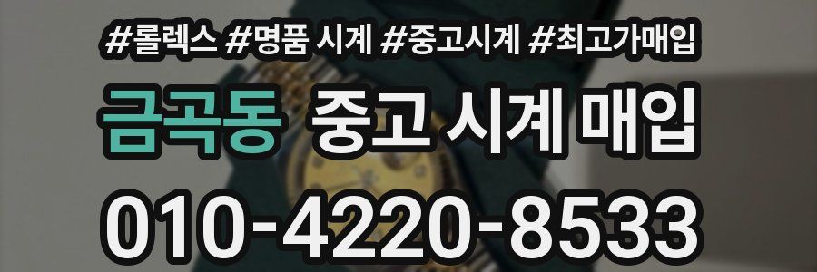 금곡동 중고 시계 매입