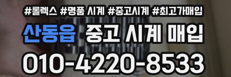 산동읍 중고 시계 매입