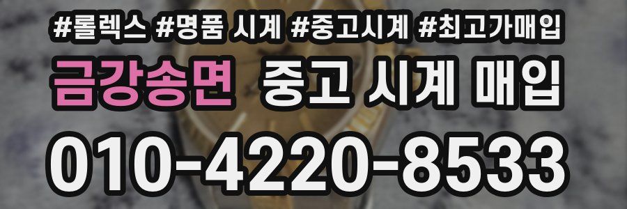 금강송면 중고 시계 매입