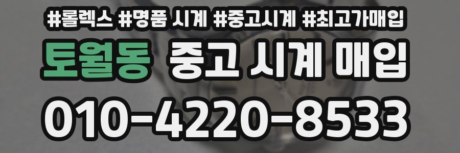 토월동 중고 시계 매입