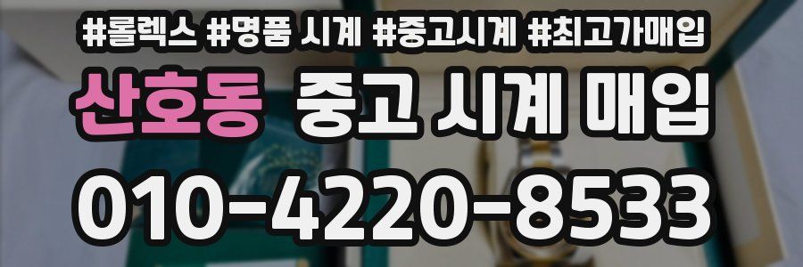 산호동 중고 시계 매입