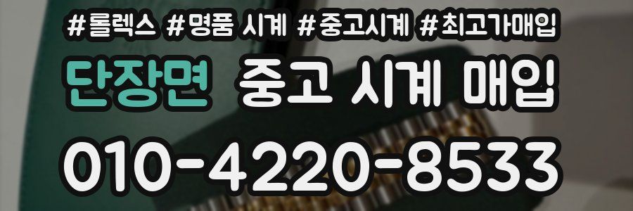 단장면 중고 시계 매입