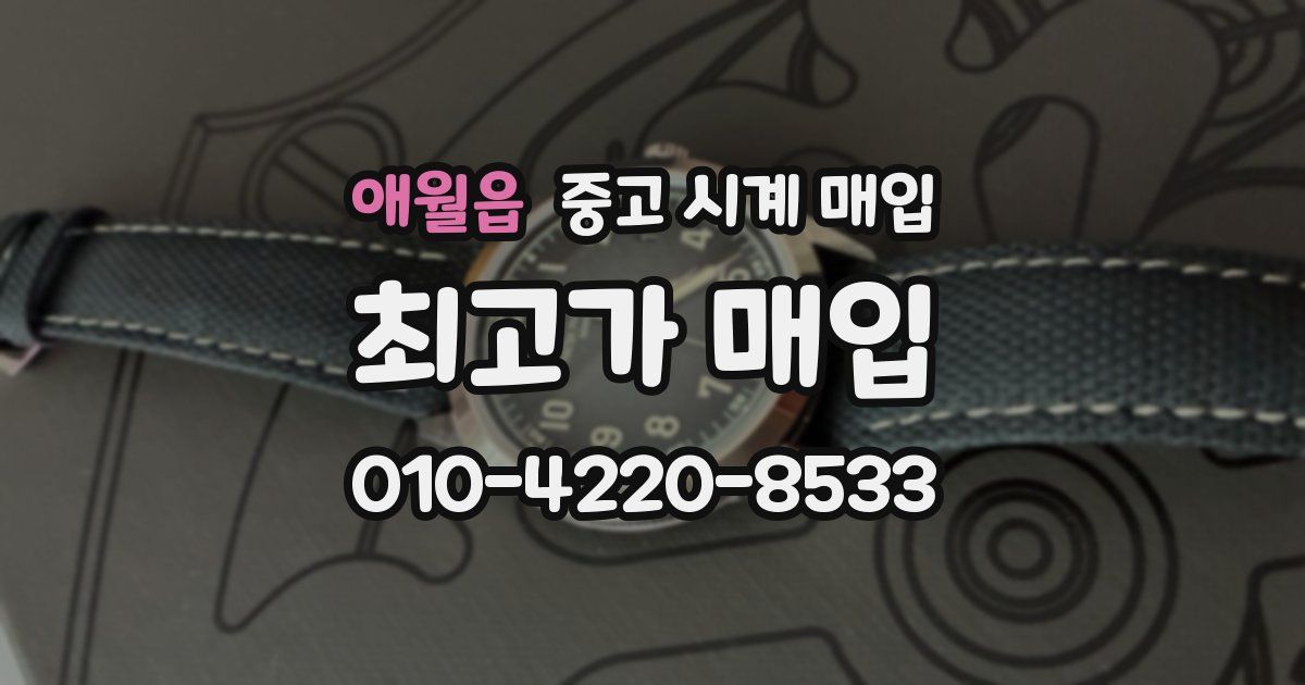 애월읍 중고 시계 매입