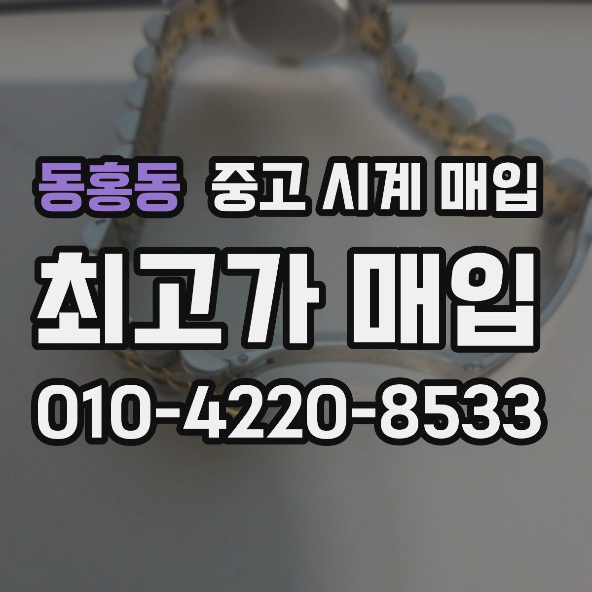 동홍동 중고 시계 매입 튜더 인기 모델 시세 포인트 정리