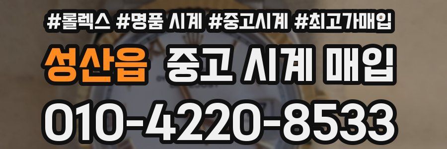 성산읍 중고 시계 매입