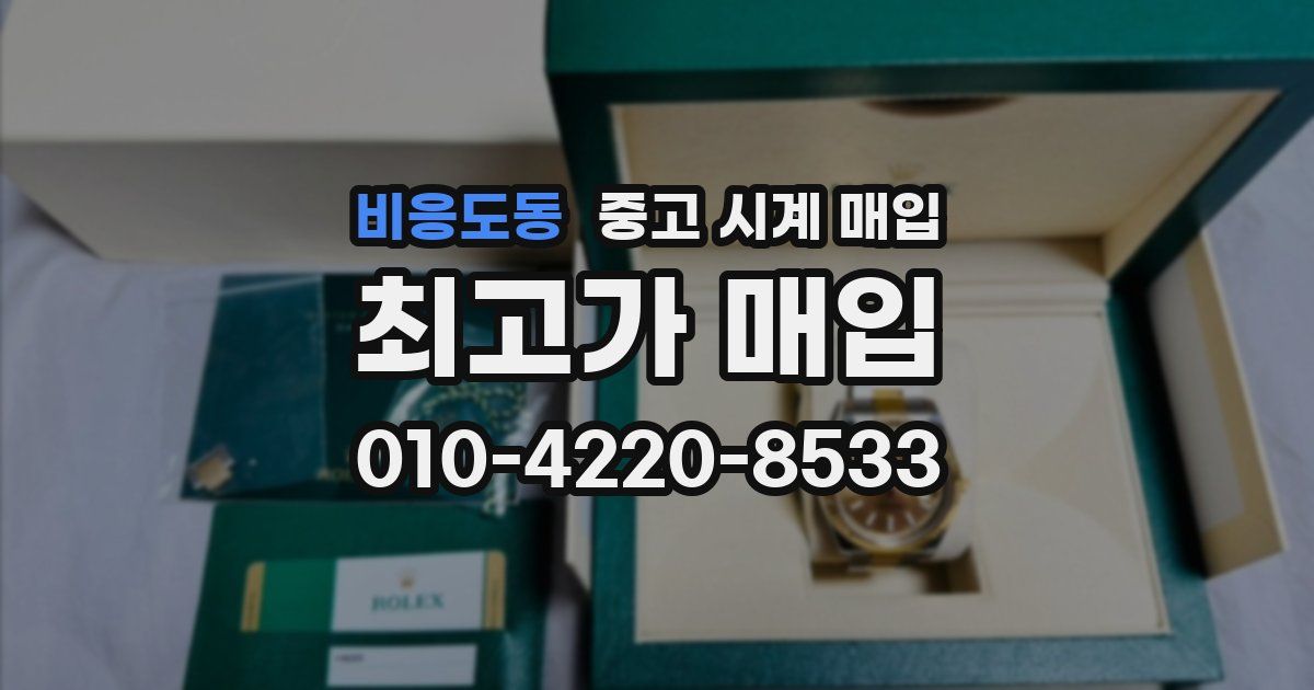 비응도동 중고 시계 매입