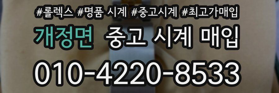 개정면 중고 시계 매입