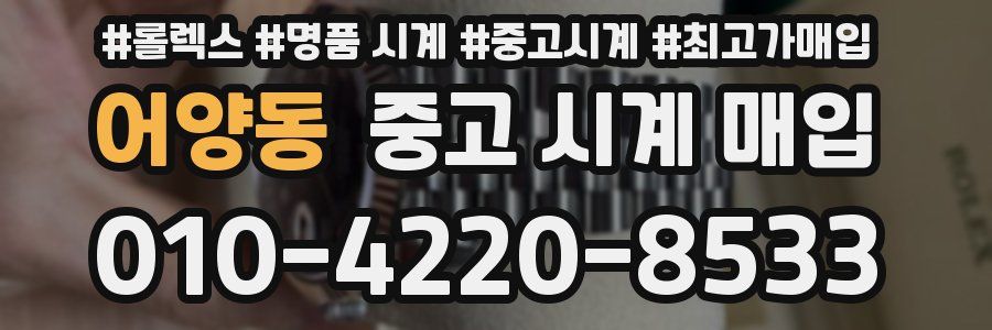어양동 중고 시계 매입