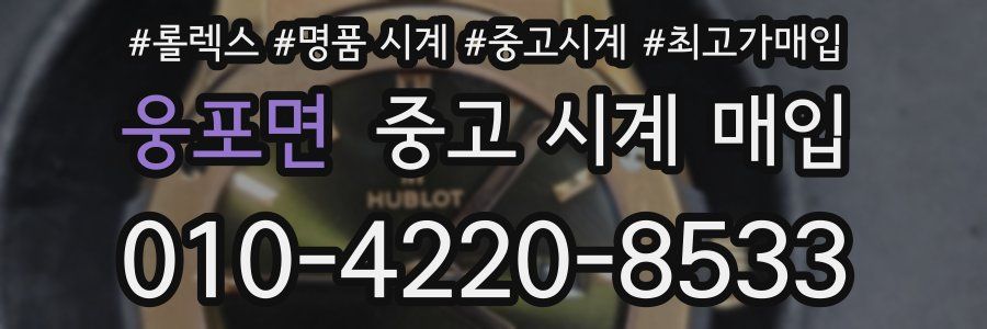 웅포면 중고 시계 매입