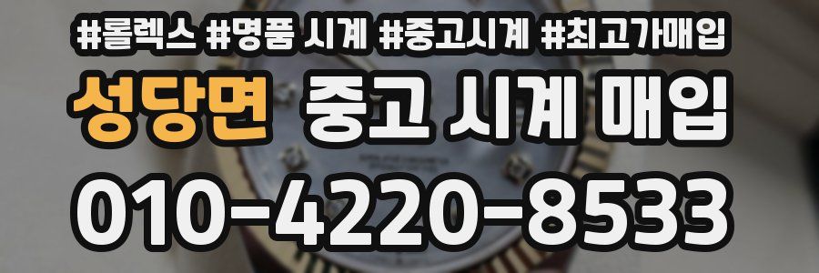 성당면 중고 시계 매입