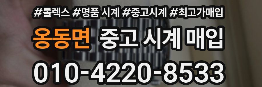 옹동면 중고 시계 매입