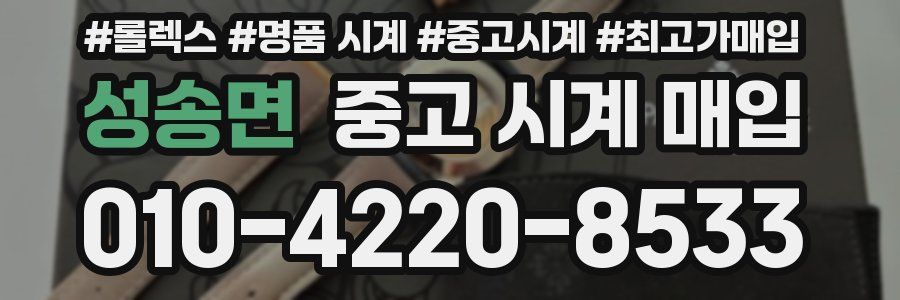 성송면 중고 시계 매입