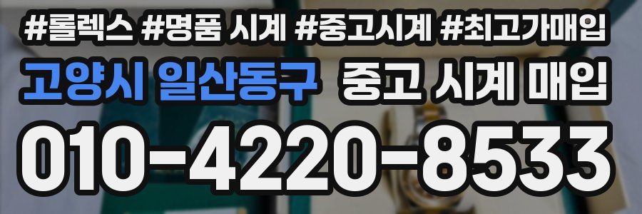 고양시 일산동구 중고 시계 매입