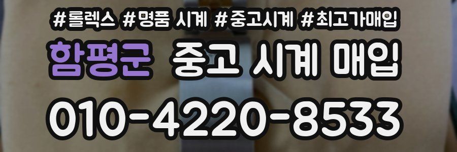 함평군 중고 시계 매입