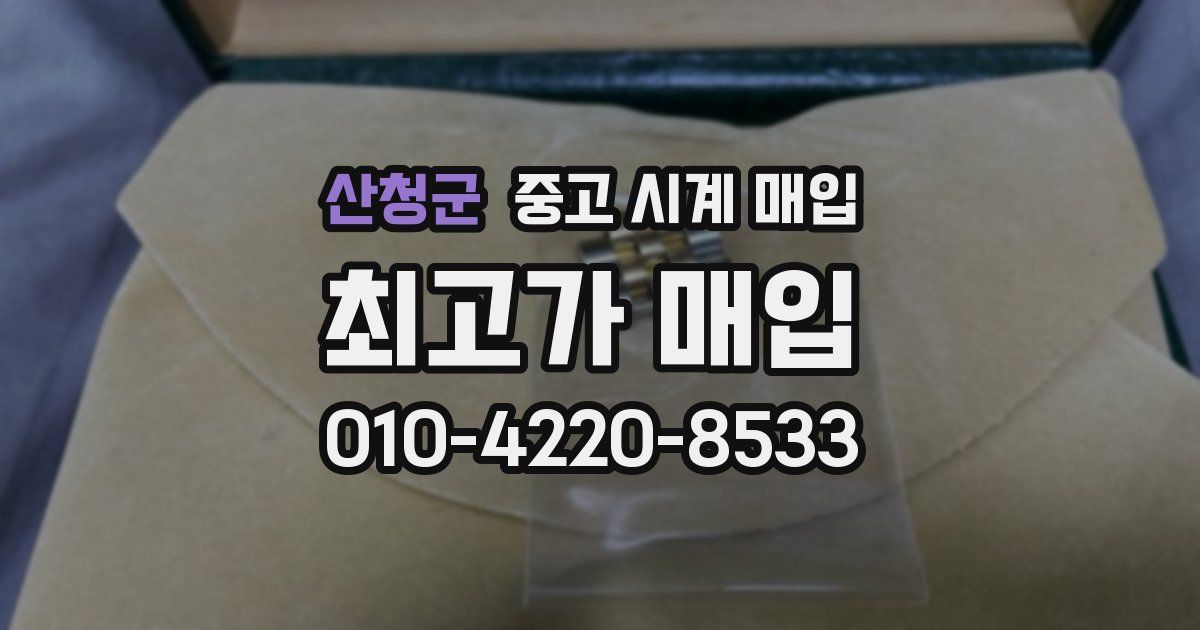 산청군 중고 시계 매입