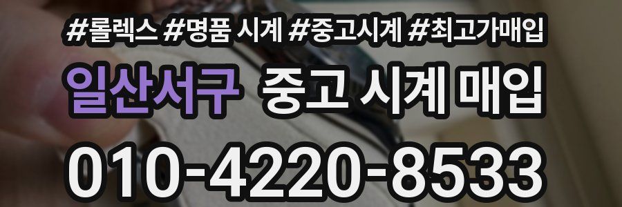 일산서구 중고 시계 매입