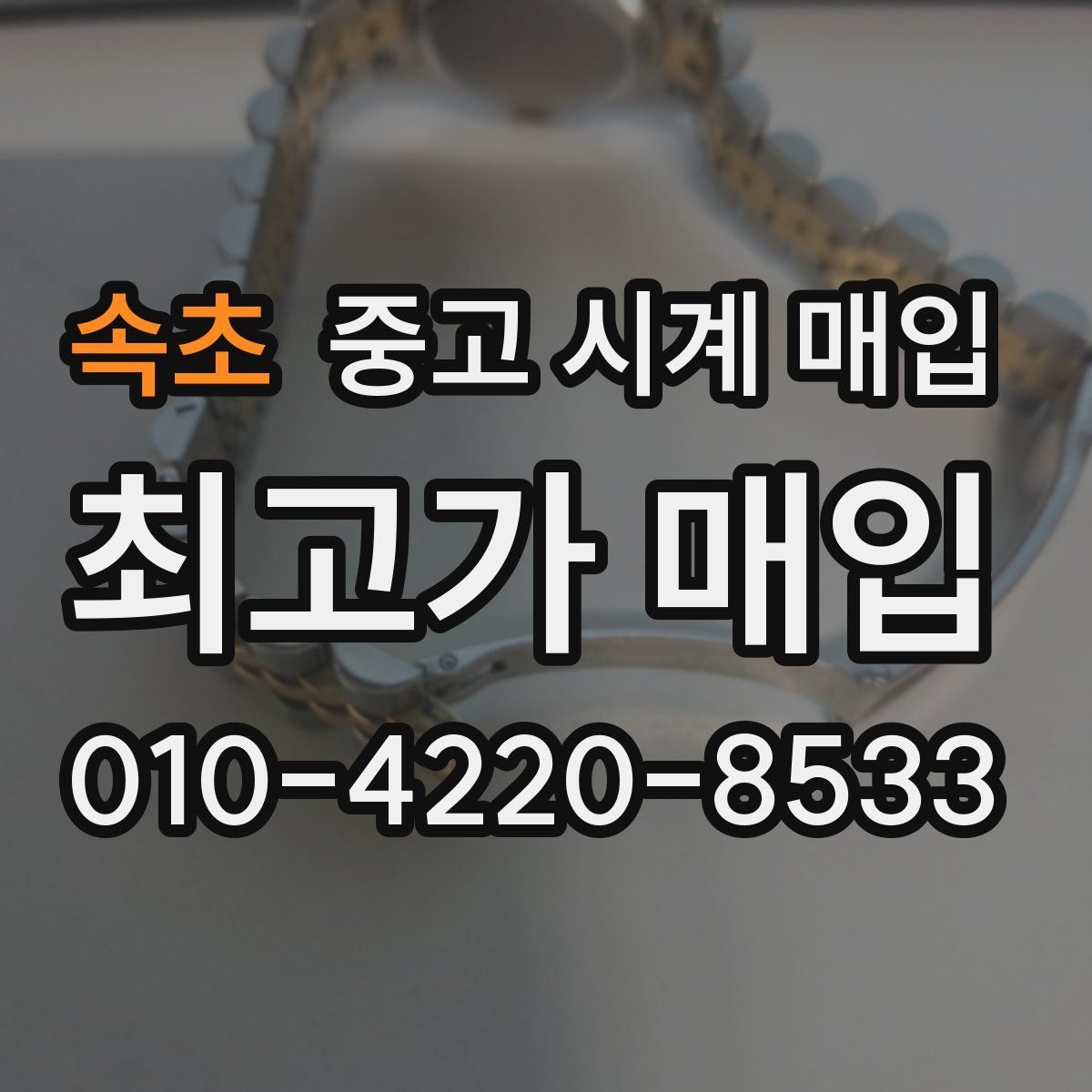 속초 중고 시계 매입
