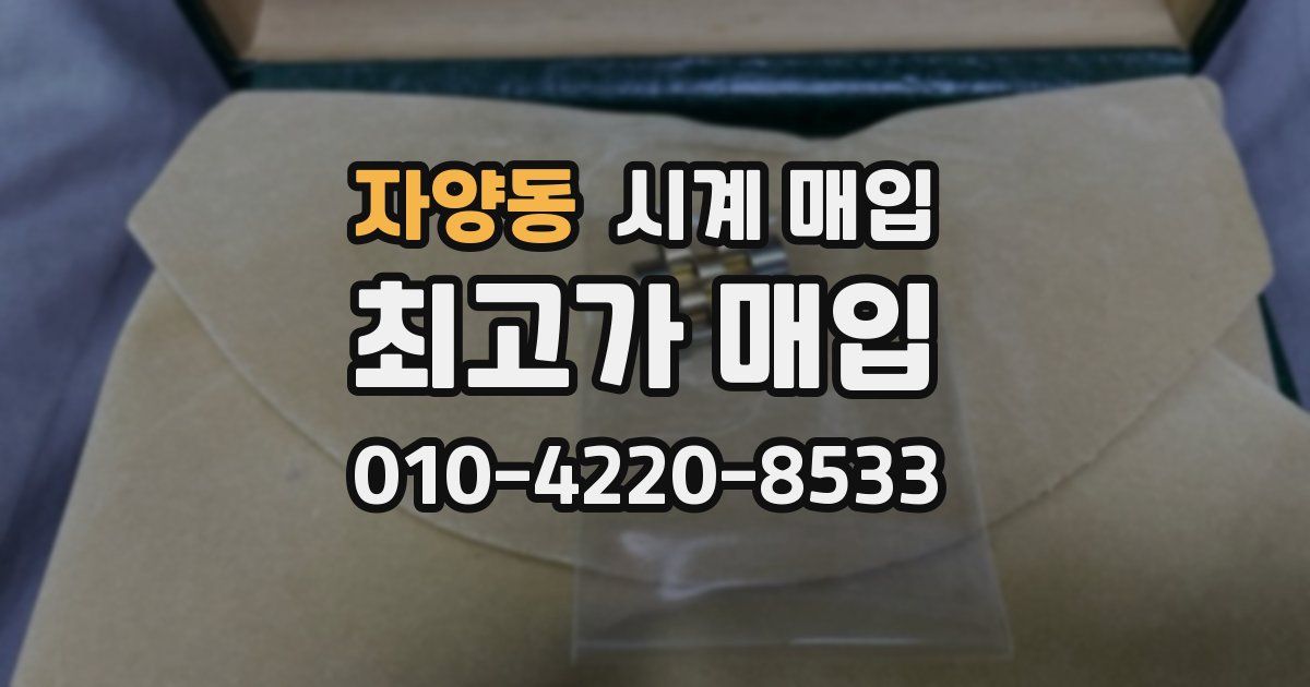 자양동 시계 매입