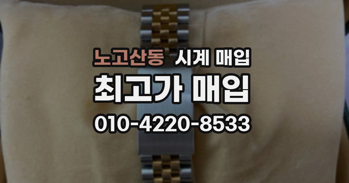 노고산동 시계 매입