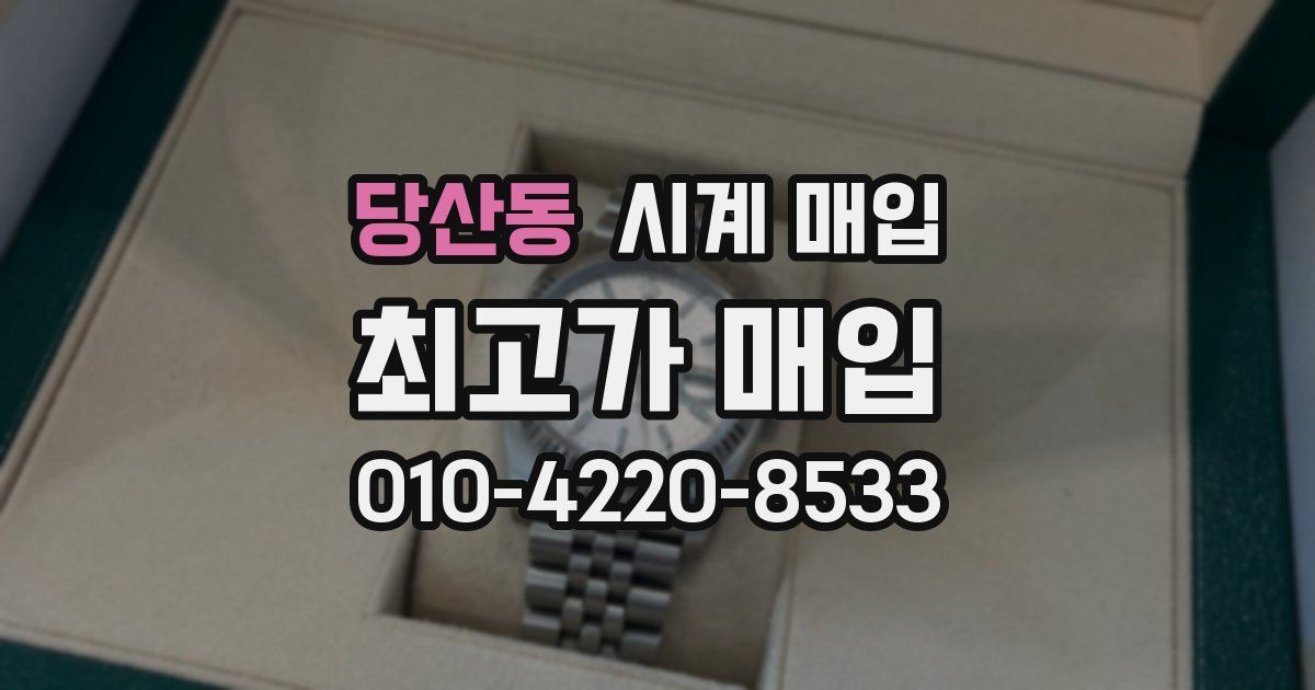 당산동 시계 매입