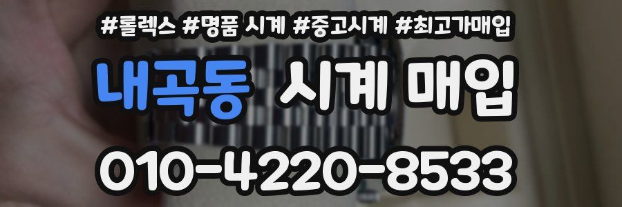 내곡동 시계 매입
