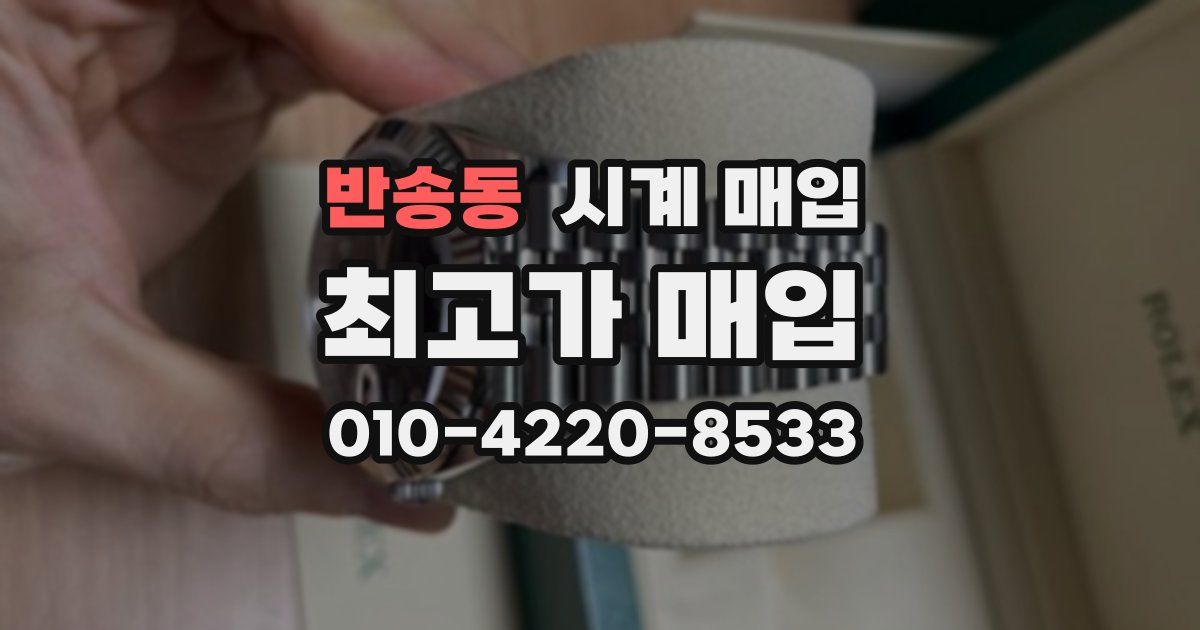 반송동 시계 매입