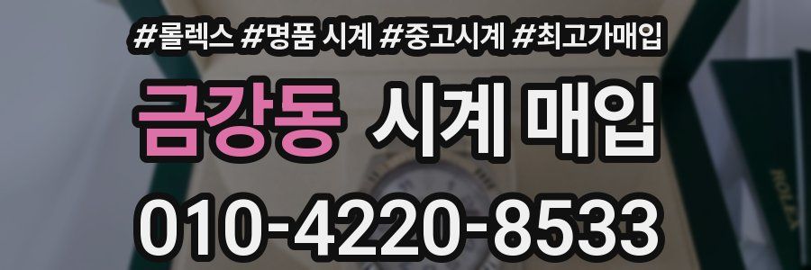 금강동 시계 매입