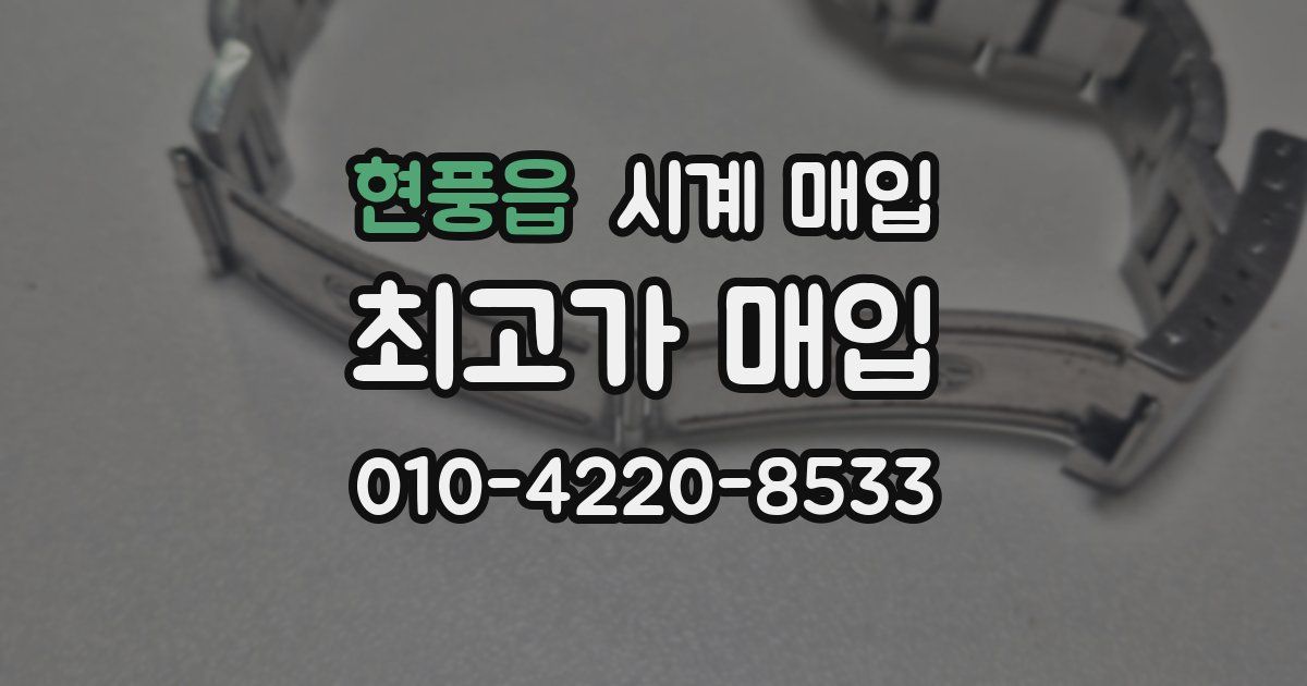 현풍읍 시계 매입